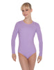 Solid Lycra LS Leotard Open Back