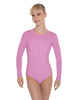 Solid Lycra LS Leotard Open Back