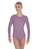 Solid Lycra LS Leotard Open Back