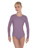 Solid Lycra LS Leotard Open Back