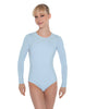 Solid Lycra LS Leotard Open Back