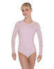 Solid Lycra LS Leotard Open Back