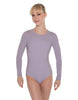 Solid Lycra LS Leotard Open Back