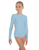 Solid Lycra LS Leotard Triangle Back