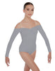 Solid Lycra Off The Shoulder LS Leotard