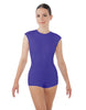 Solid Lycra Sleeveless Triangle Back Biketard