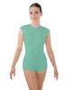 Solid Lycra Sleeveless Triangle Back Biketard