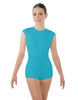 Solid Lycra Sleeveless Triangle Back Biketard
