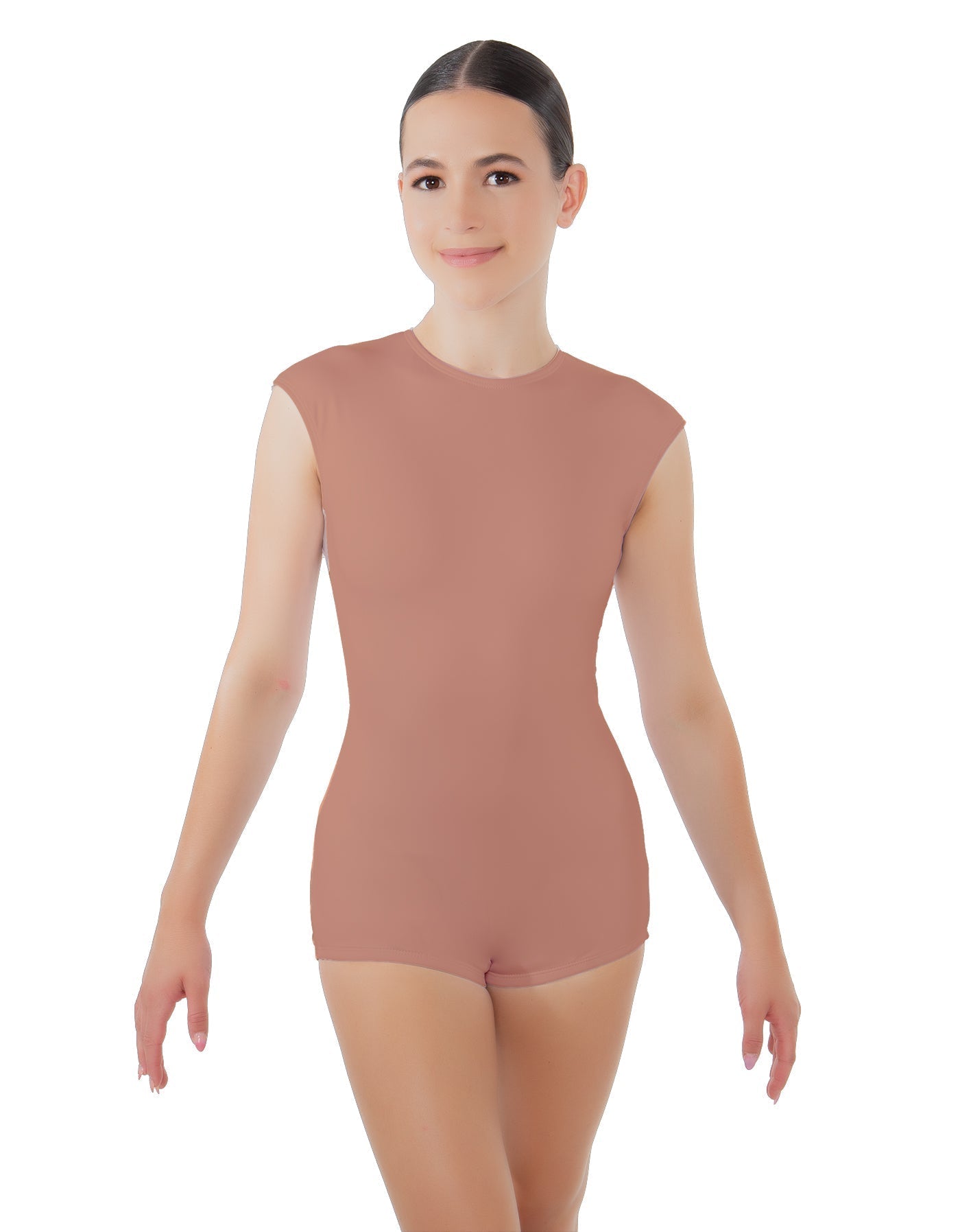 Solid Lycra Sleeveless Triangle Back Biketard