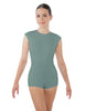 Solid Lycra Sleeveless Triangle Back Biketard