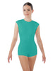 Solid Lycra Sleeveless Triangle Back Biketard