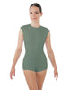Solid Lycra Sleeveless Triangle Back Biketard