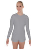 Solid Lycra LS Biketard Keyhole Back