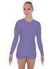 Solid Lycra LS Biketard Keyhole Back