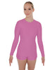Solid Lycra LS Biketard Keyhole Back