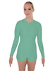 Solid Lycra LS Biketard Keyhole Back