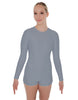 Solid Lycra LS Biketard Keyhole Back