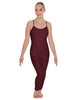Solid Lycra Cami Unitard