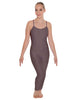 Solid Lycra Cami Unitard
