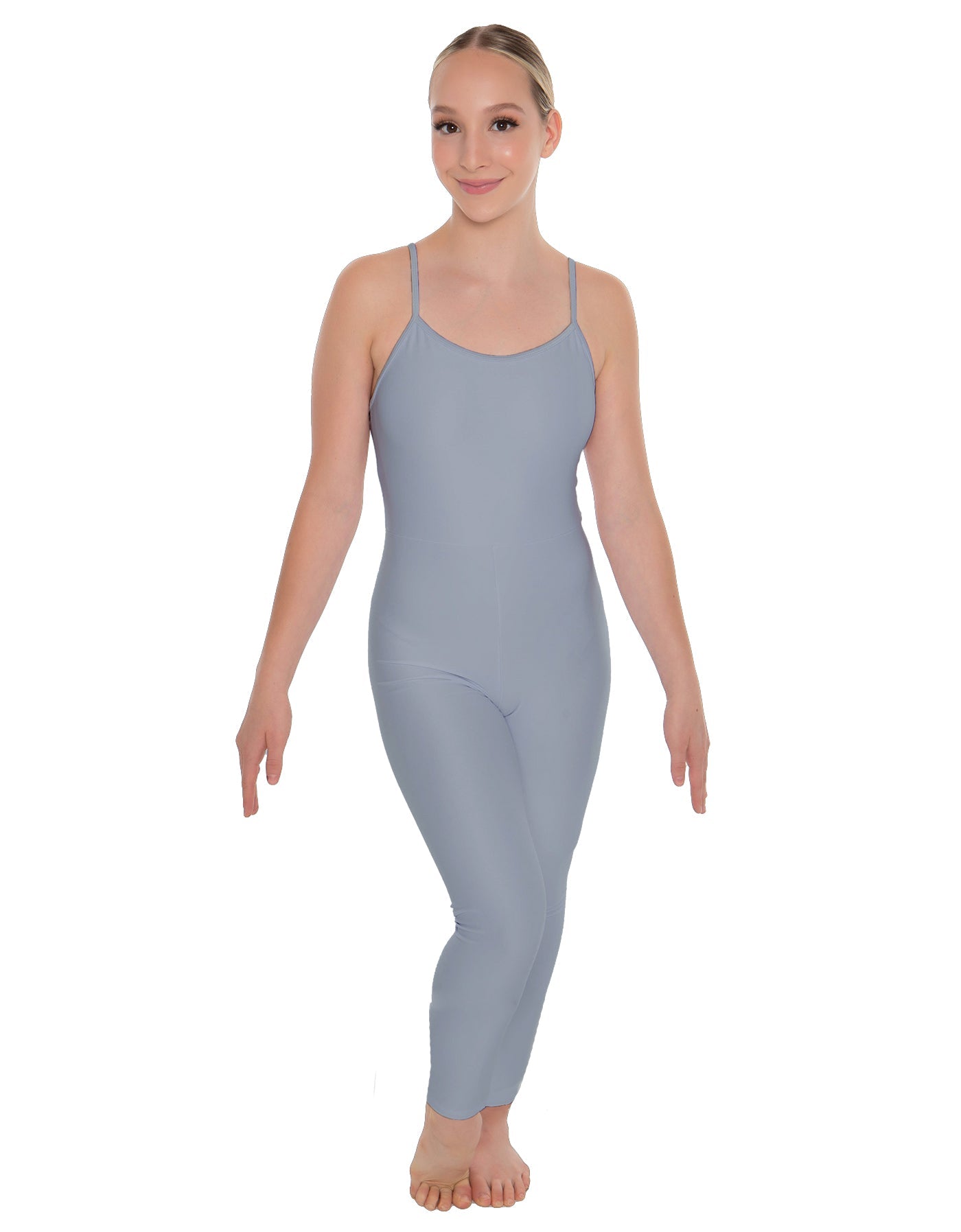 Solid Lycra Cami Unitard