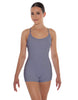 Solid Lycra Racer Strap Tank Biketard