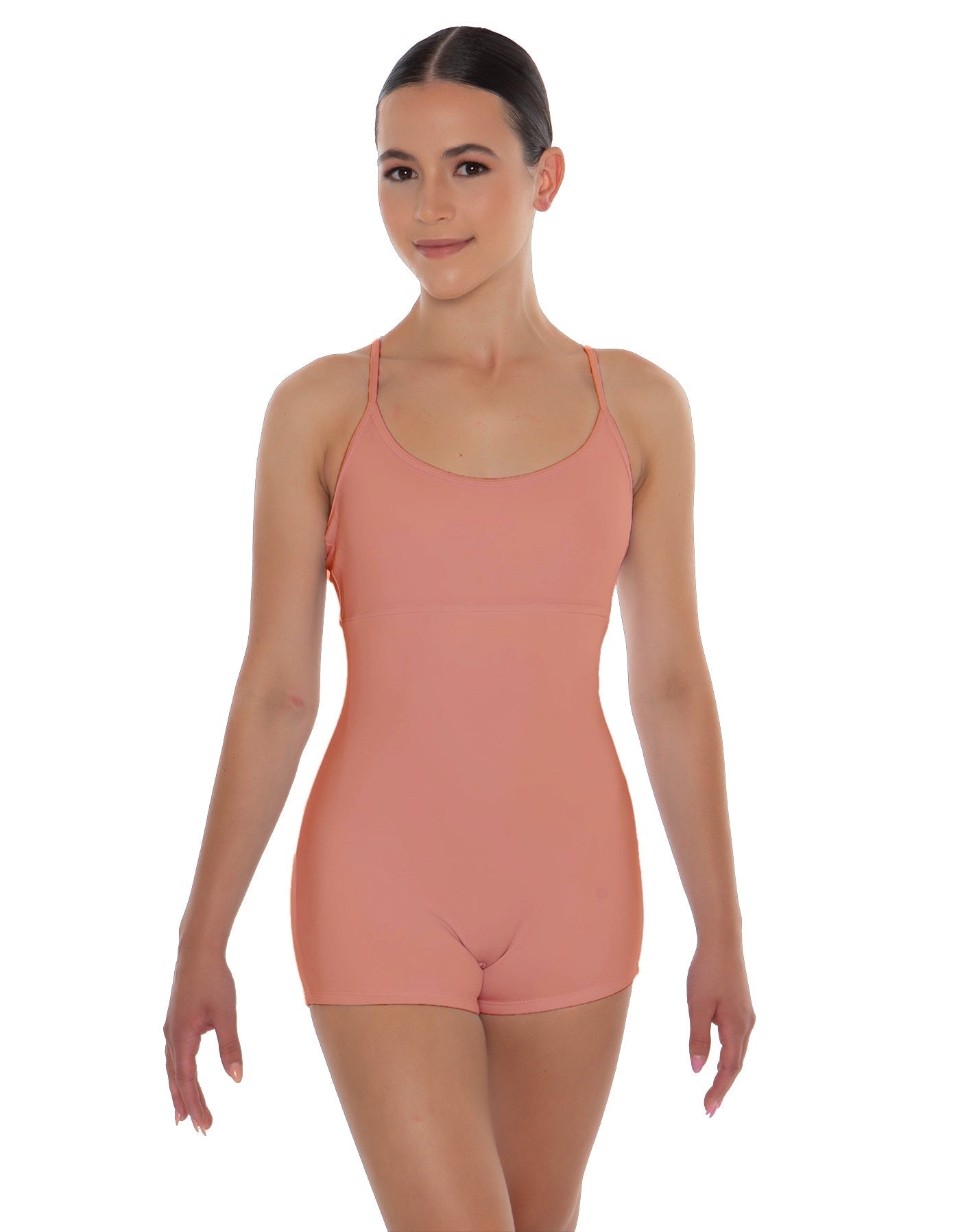 Solid Lycra Racer Strap Tank Biketard