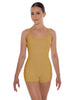 Solid Lycra Racer Strap Tank Biketard
