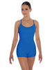 Solid Lycra Racer Strap Tank Biketard