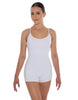 Solid Lycra Racer Strap Tank Biketard