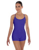 Solid Lycra Racer Strap Tank Biketard