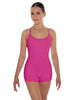 Solid Lycra Racer Strap Tank Biketard