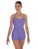 Solid Lycra Racer Strap Tank Biketard