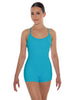 Solid Lycra Racer Strap Tank Biketard