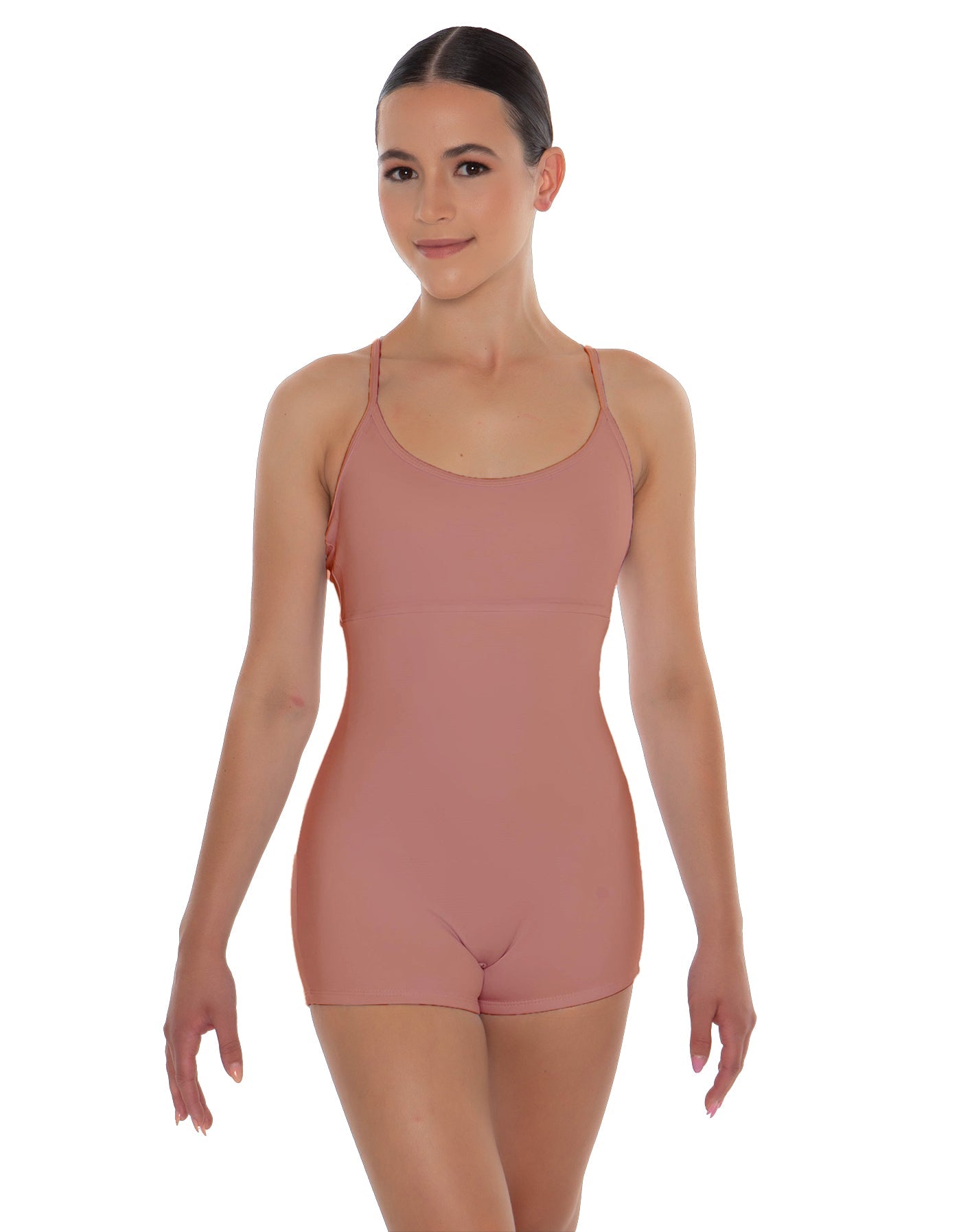 Solid Lycra Racer Strap Tank Biketard