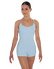 Solid Lycra Racer Strap Tank Biketard