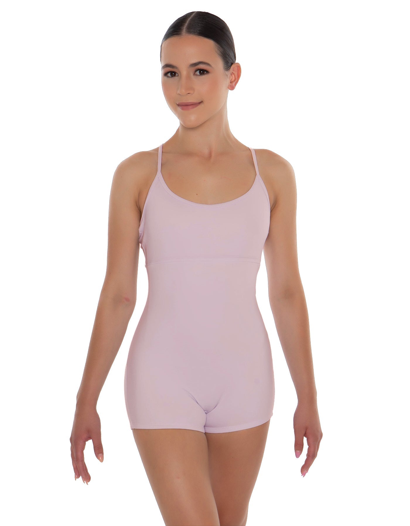 Solid Lycra Racer Strap Tank Biketard