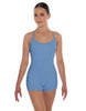 Solid Lycra Racer Strap Tank Biketard
