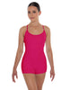 Solid Lycra Racer Strap Tank Biketard