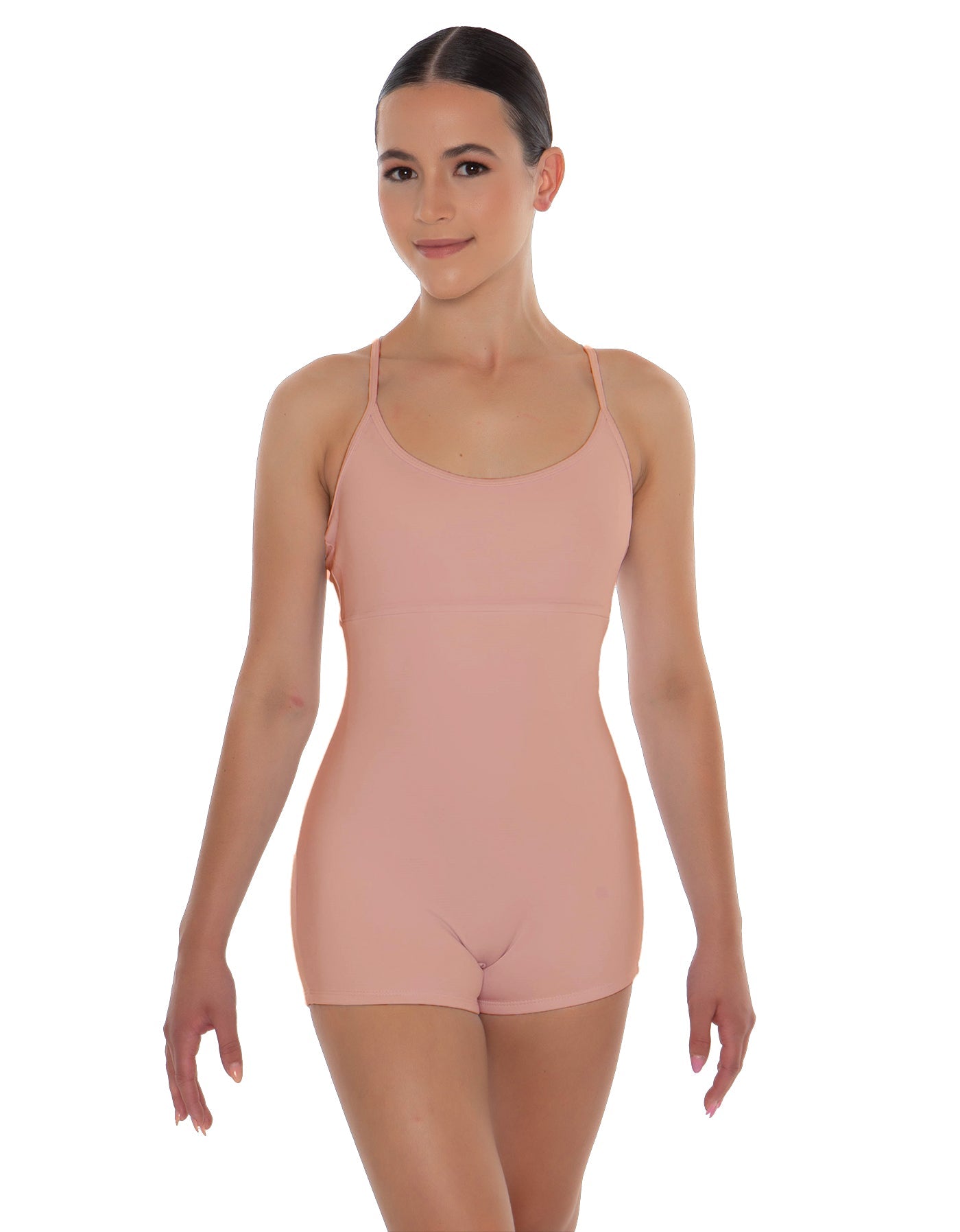 Solid Lycra Racer Strap Tank Biketard