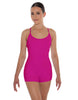 Solid Lycra Racer Strap Tank Biketard