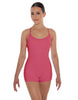 Solid Lycra Racer Strap Tank Biketard