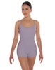 Solid Lycra Racer Strap Tank Biketard
