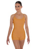 Solid Lycra Racer Strap Tank Biketard