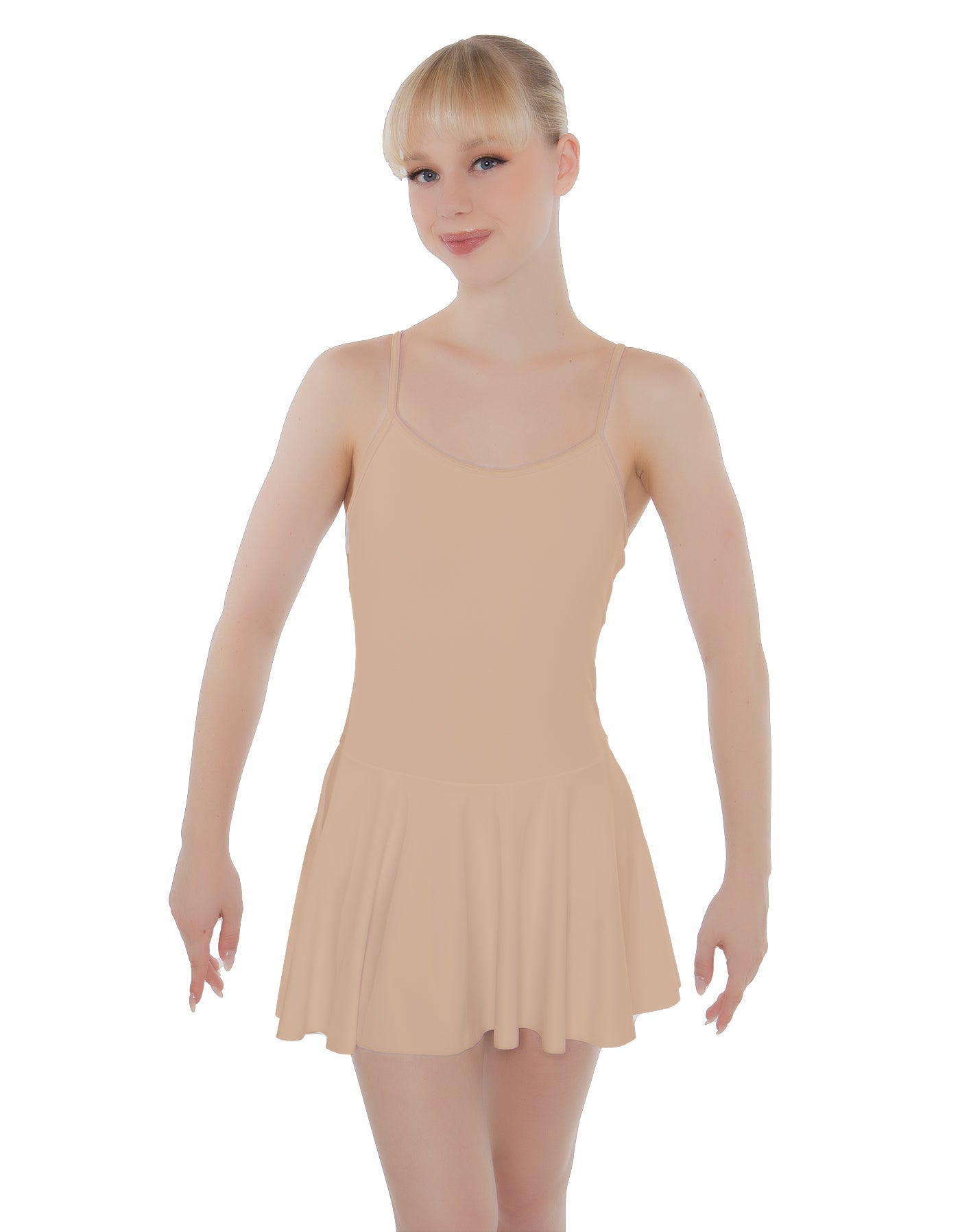 Solid Lycra Cami Dress