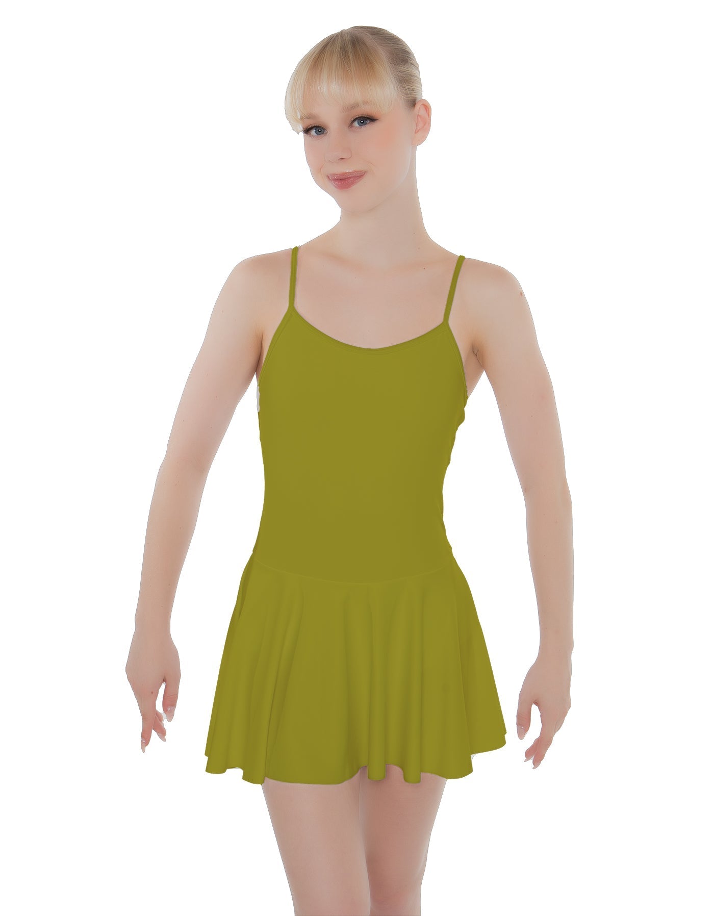 Solid Lycra Cami Dress