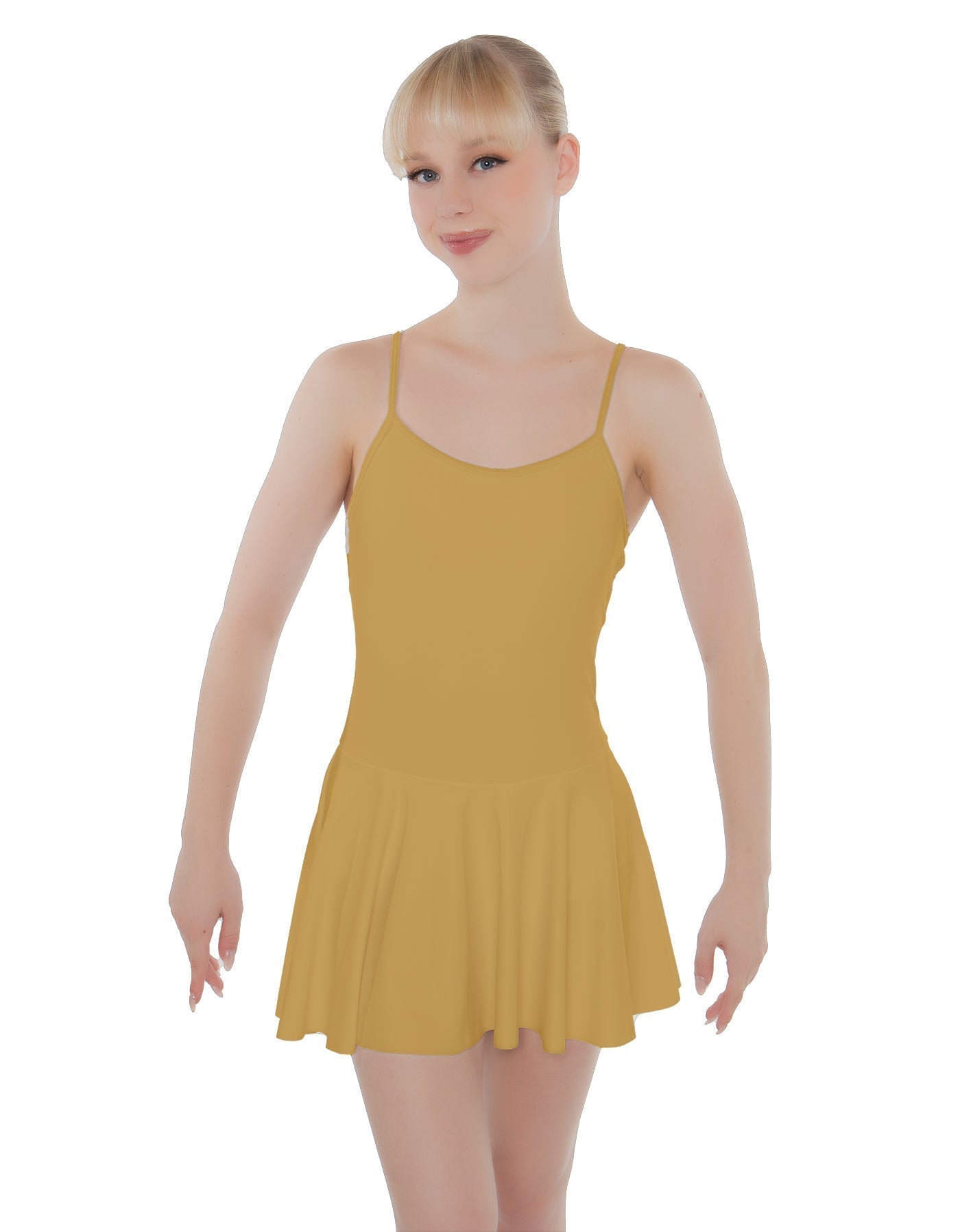 Solid Lycra Cami Dress