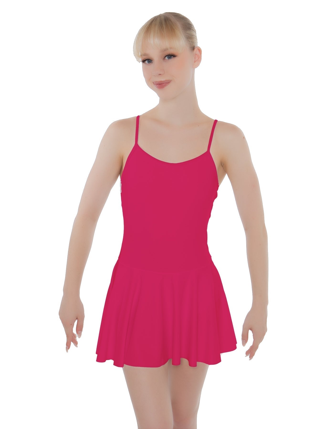 Solid Lycra Cami Dress