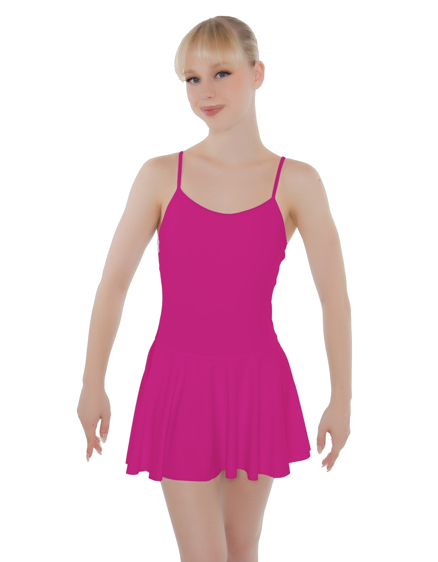 Solid Lycra Cami Dress