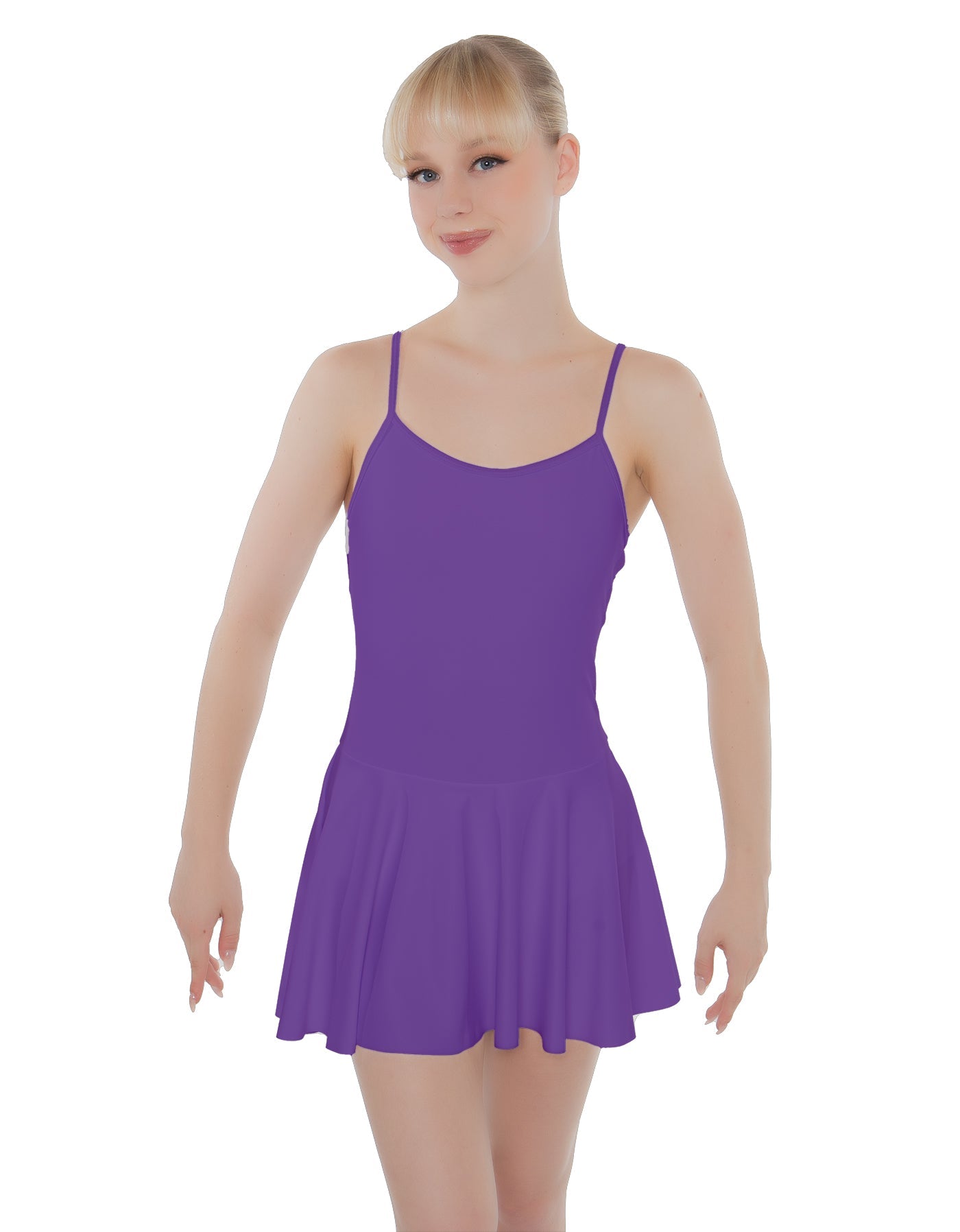 Solid Lycra Cami Dress