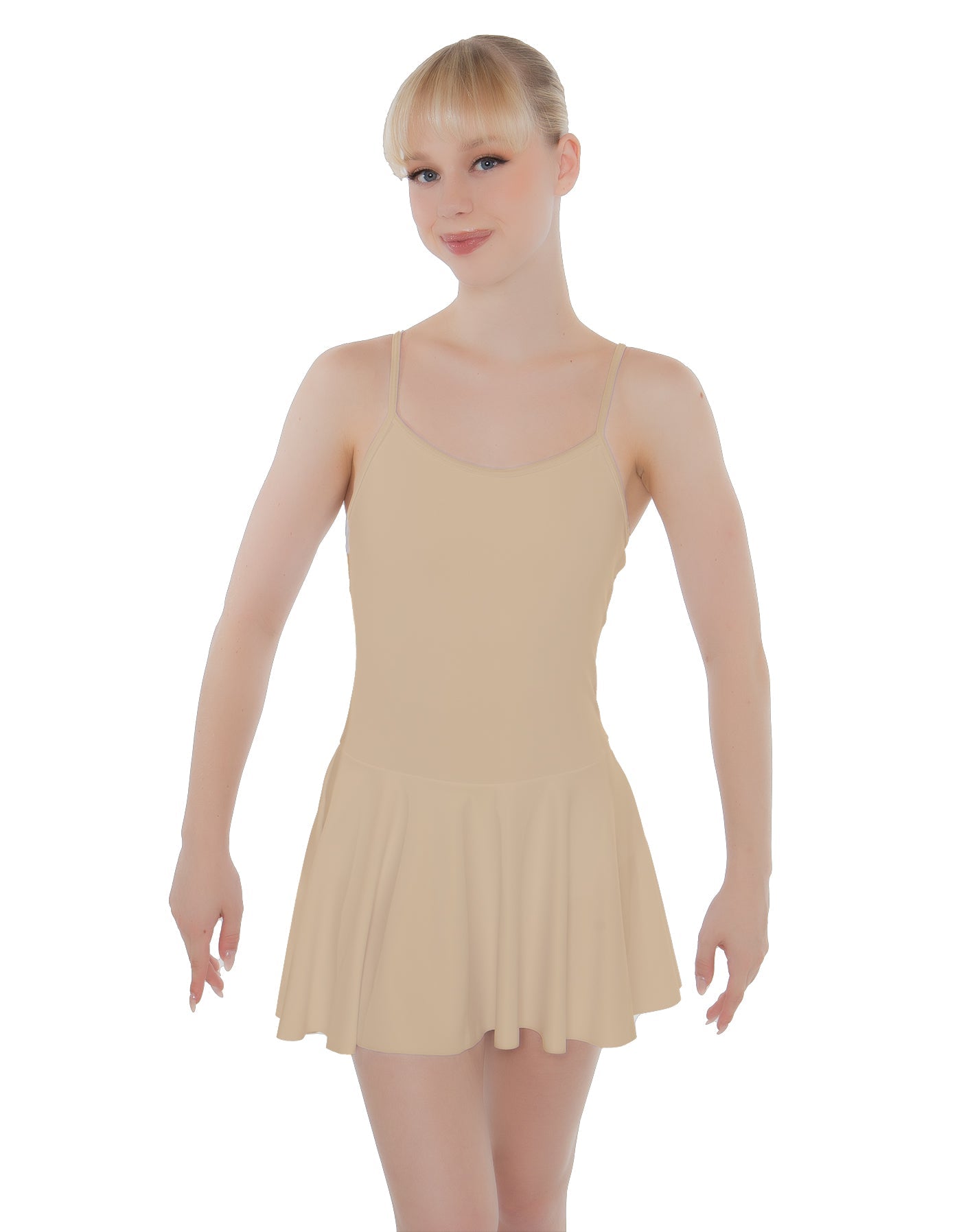 Solid Lycra Cami Dress